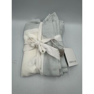 NWT Serena & Lily Salento Linen Sham Sky Gray Traditional Bedroom Pillowcase